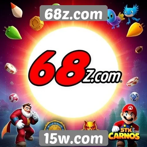 Variedade de jogos disponíveis no 68z.com